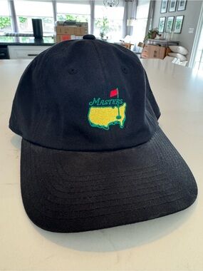 ✨ FLASH SALE ✨ Masters Black Cap with Yellow & Green Logo